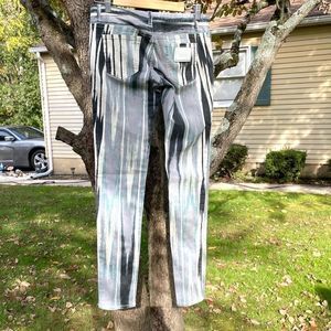 NWOT $175 Armani Exchange | Oceanside | Multi-Stripe Skinny Jeans | Size 4